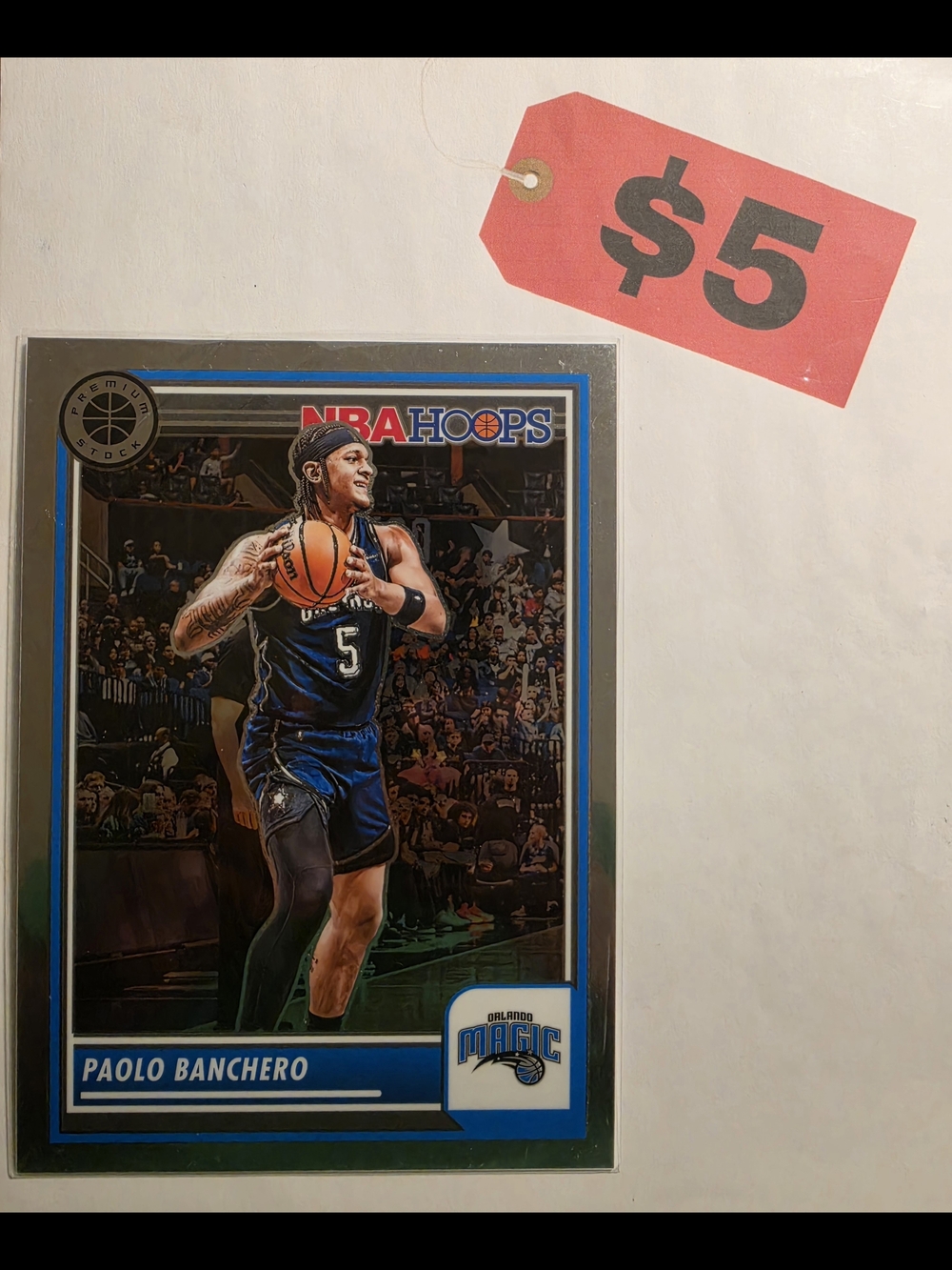 Paolo Banchero 2023-2024 NBA HOOPS PS 5"×7" NBA Orlando Magic #25